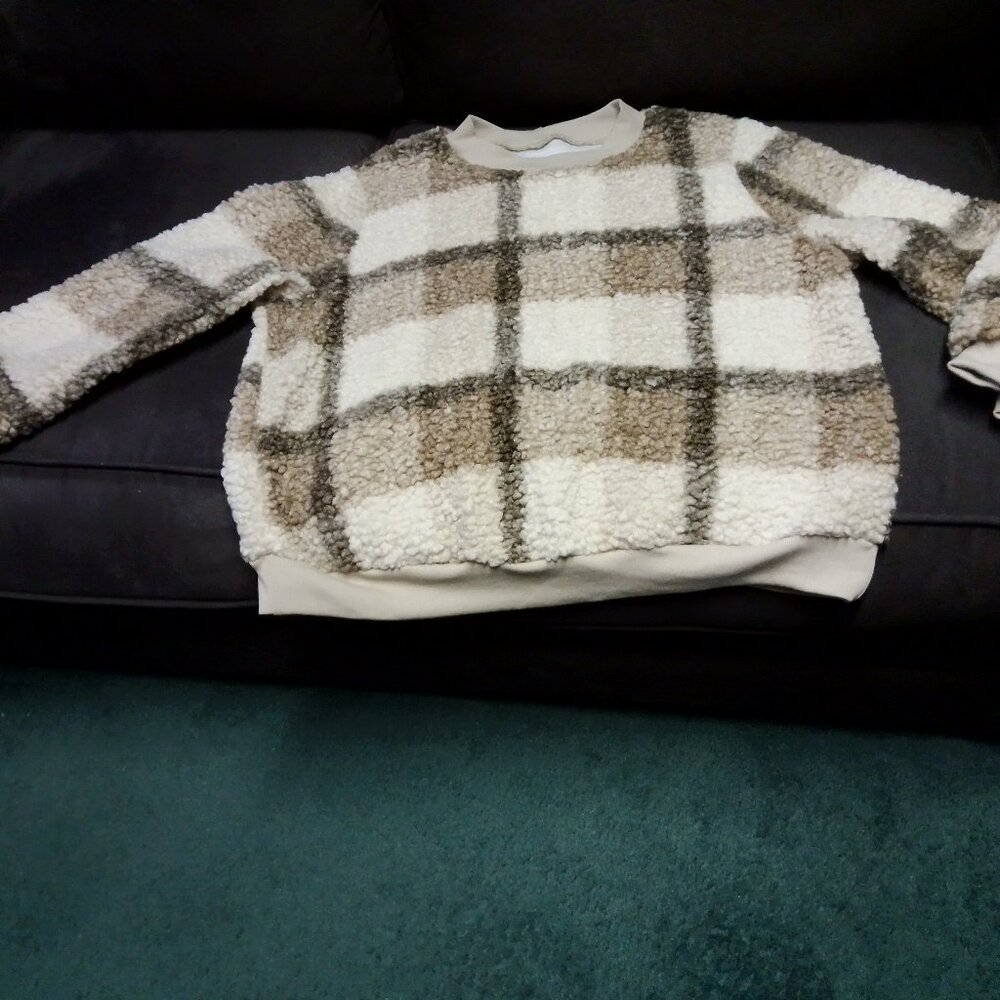 Womens Shein Curve 1XL Cute Fall Sweatshirt